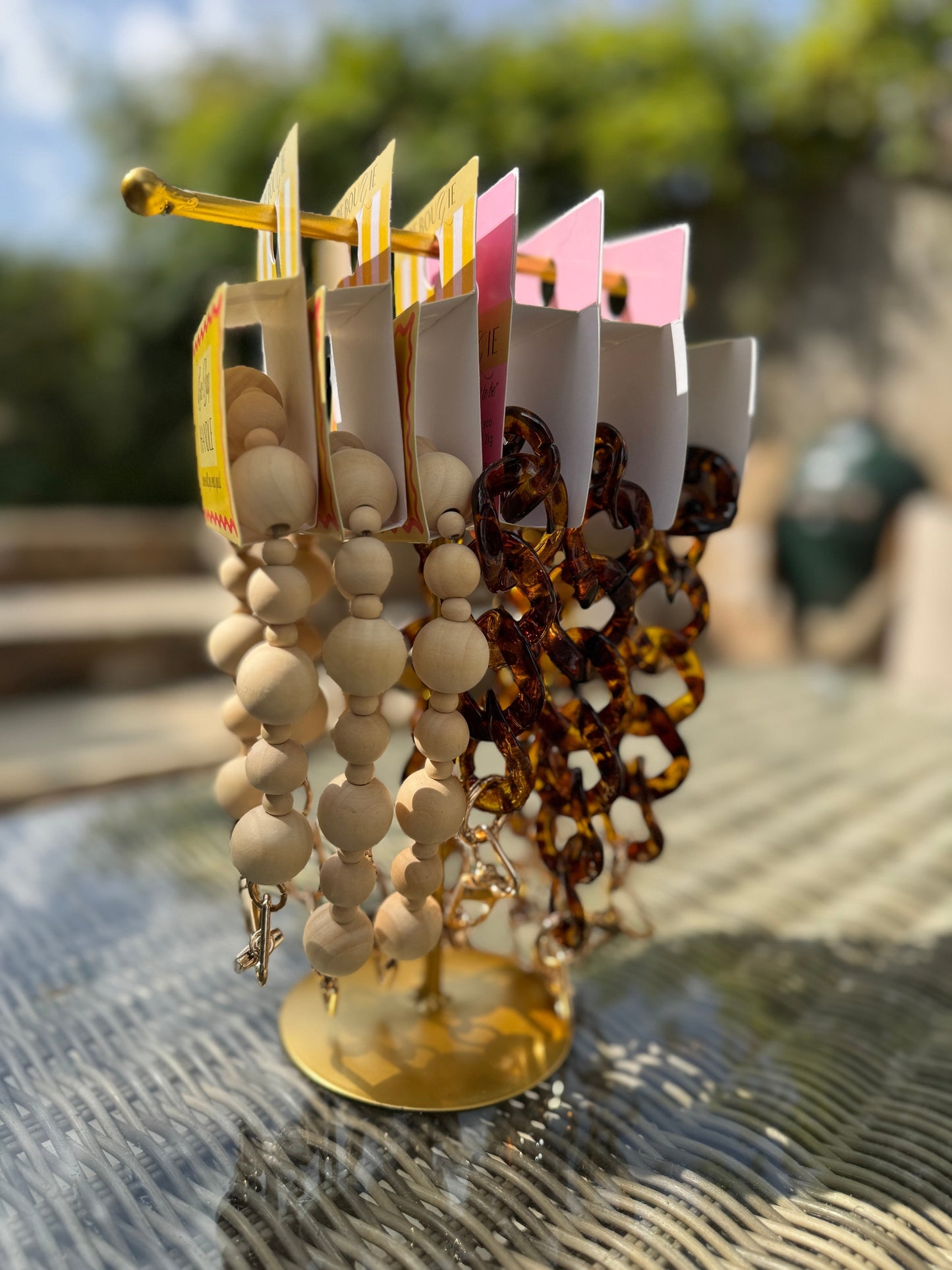 Tortoiseshell Acrylic Handle for your Eco Bag image 4