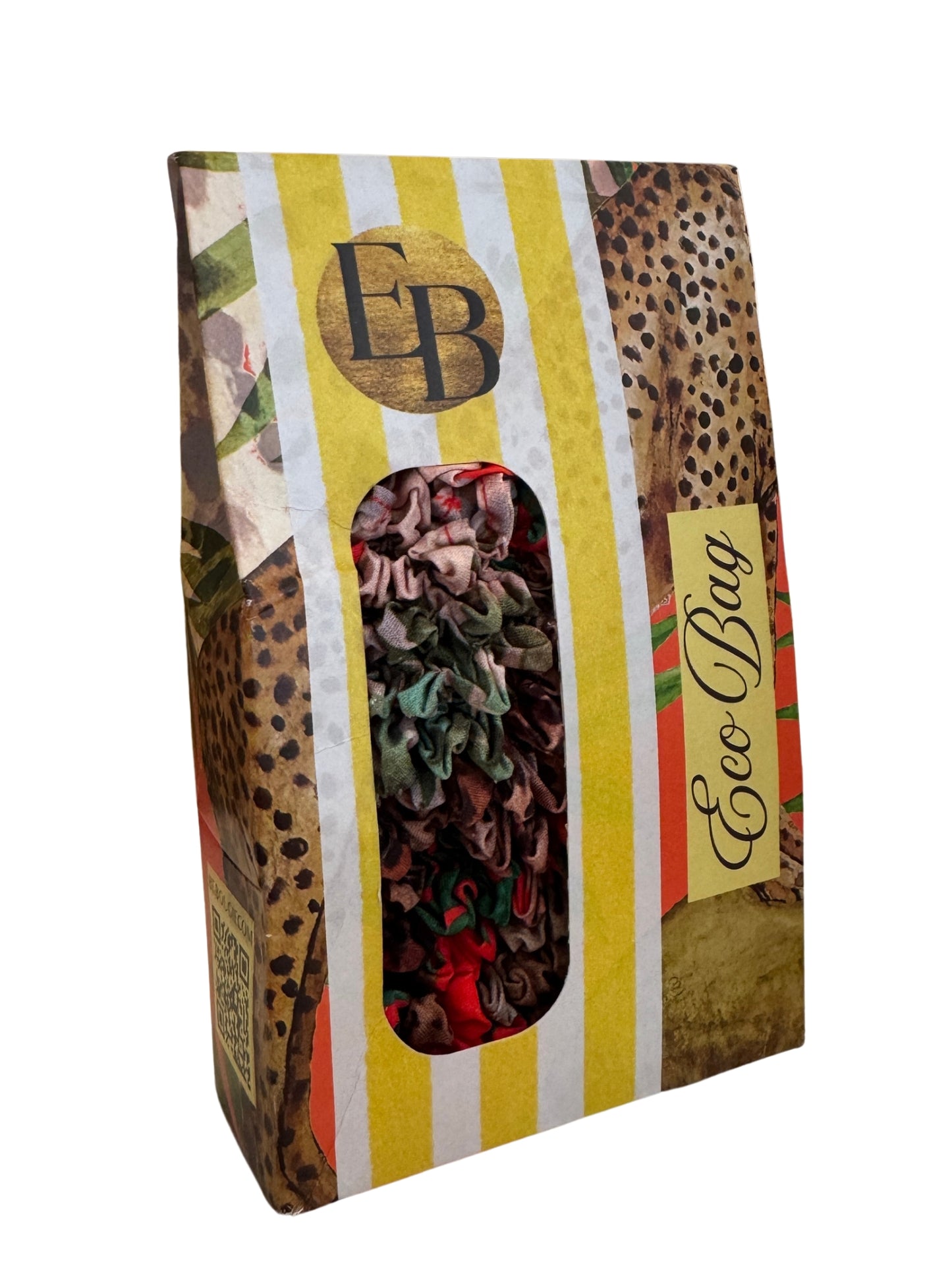 Tote Bag Leopard and Palm Sustainable Stretchy Eco Shopper