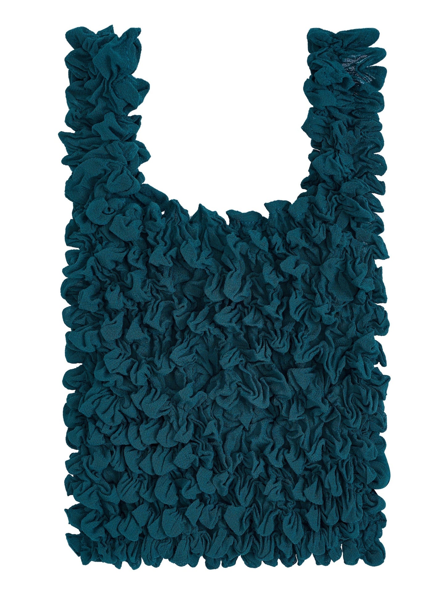 Tote Bag Teal Sustainable Stretchy Eco Tote Shopper