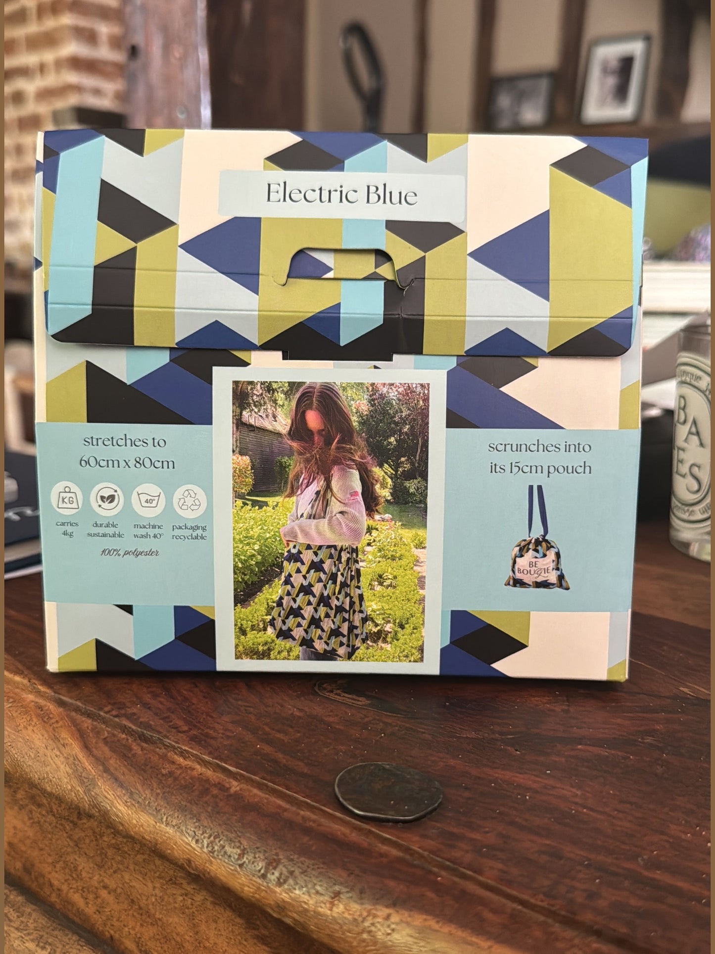 New MAXI Electric Blue Stretchy Tote