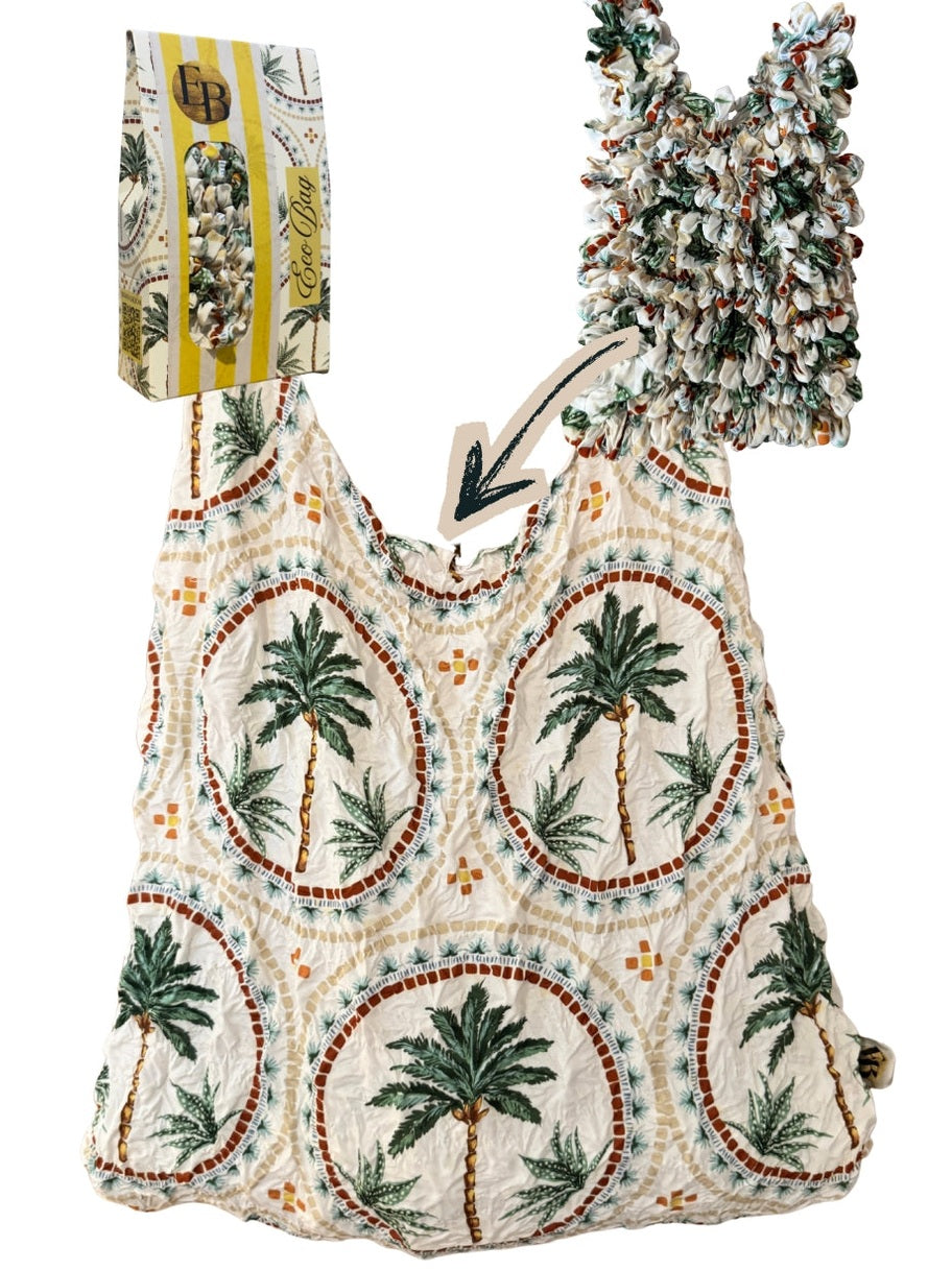Palm Trees Sustainable Stretchy Eco Tote Bag