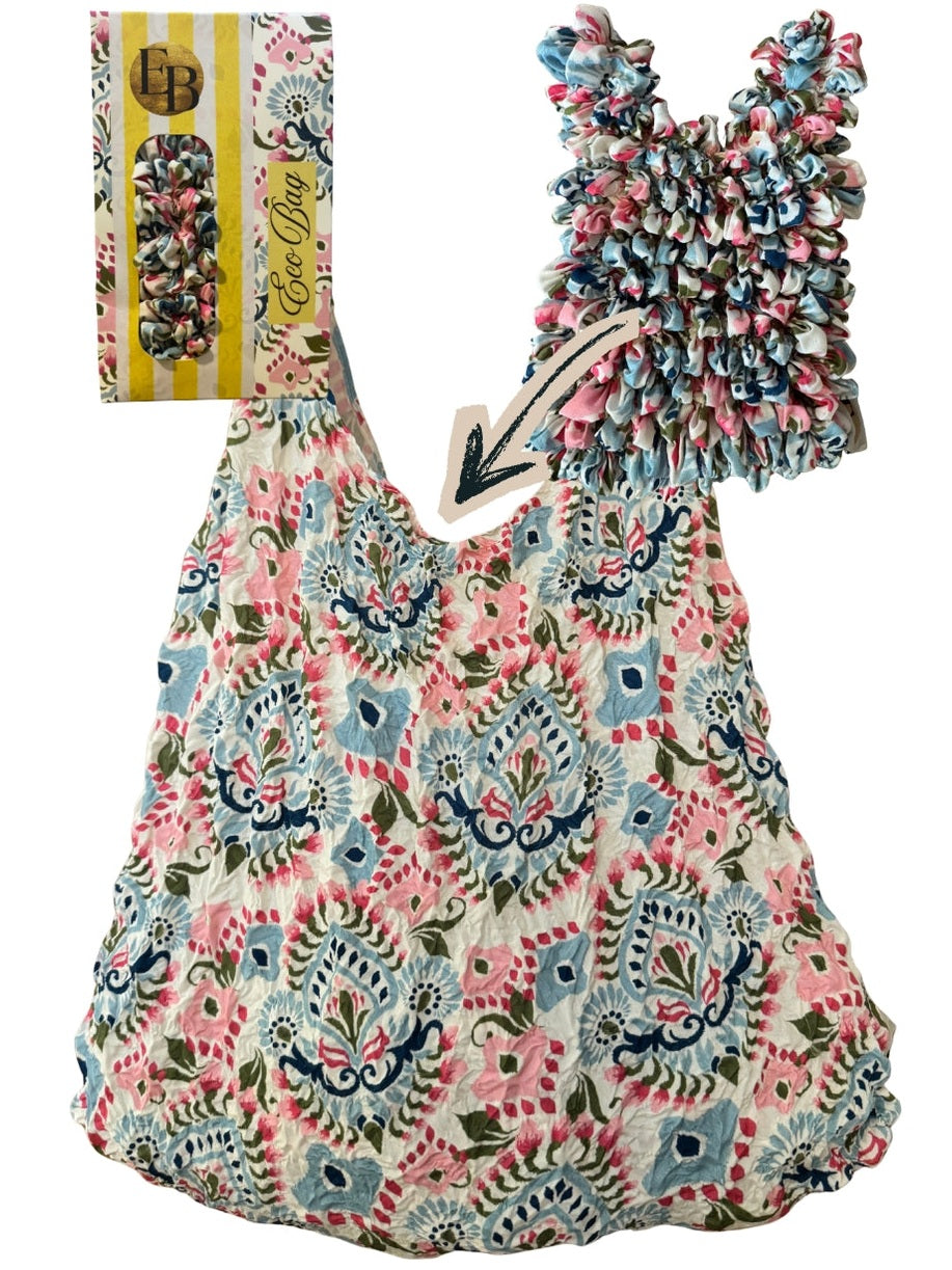 Paisley Sustainable Stretchy Eco Tote Bag