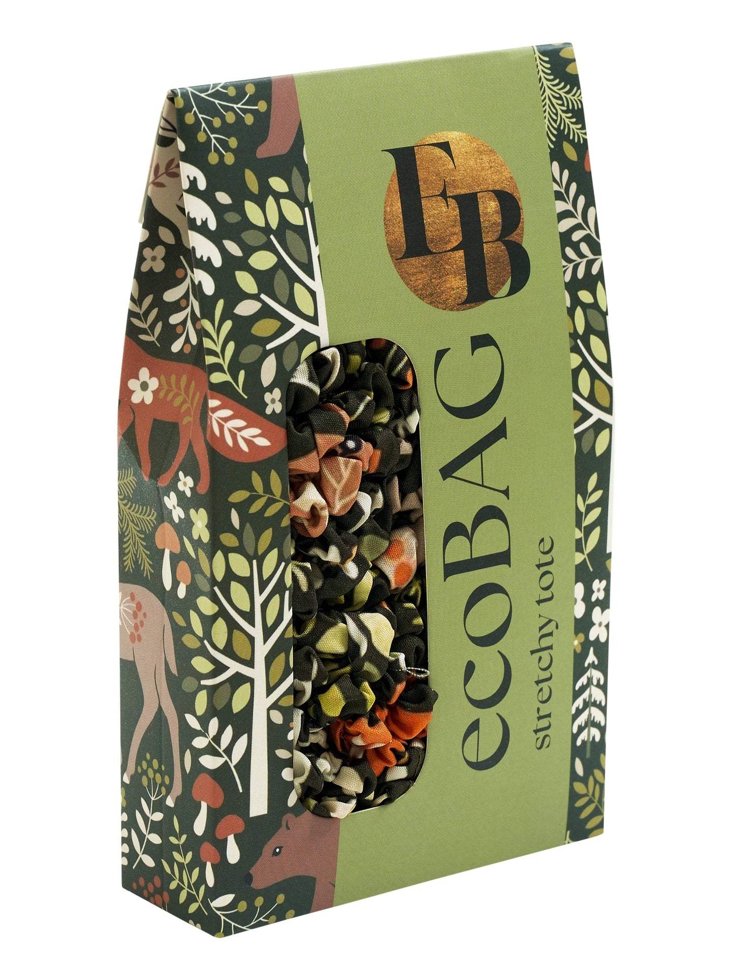 Deer and Bear Stretchy Sustainable Tote Bag