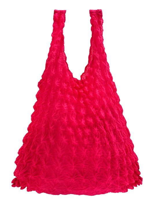 Tote Bag Hot Pink Sustainable Stretchy Eco Shopper