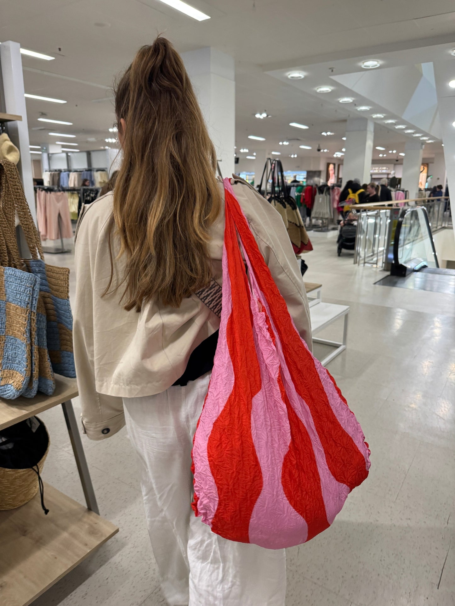 New MAXI Matisse Does Pink Stretchy Tote