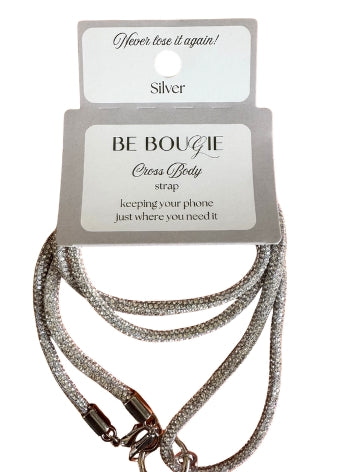 Cross Body Phone Strap - Silver
