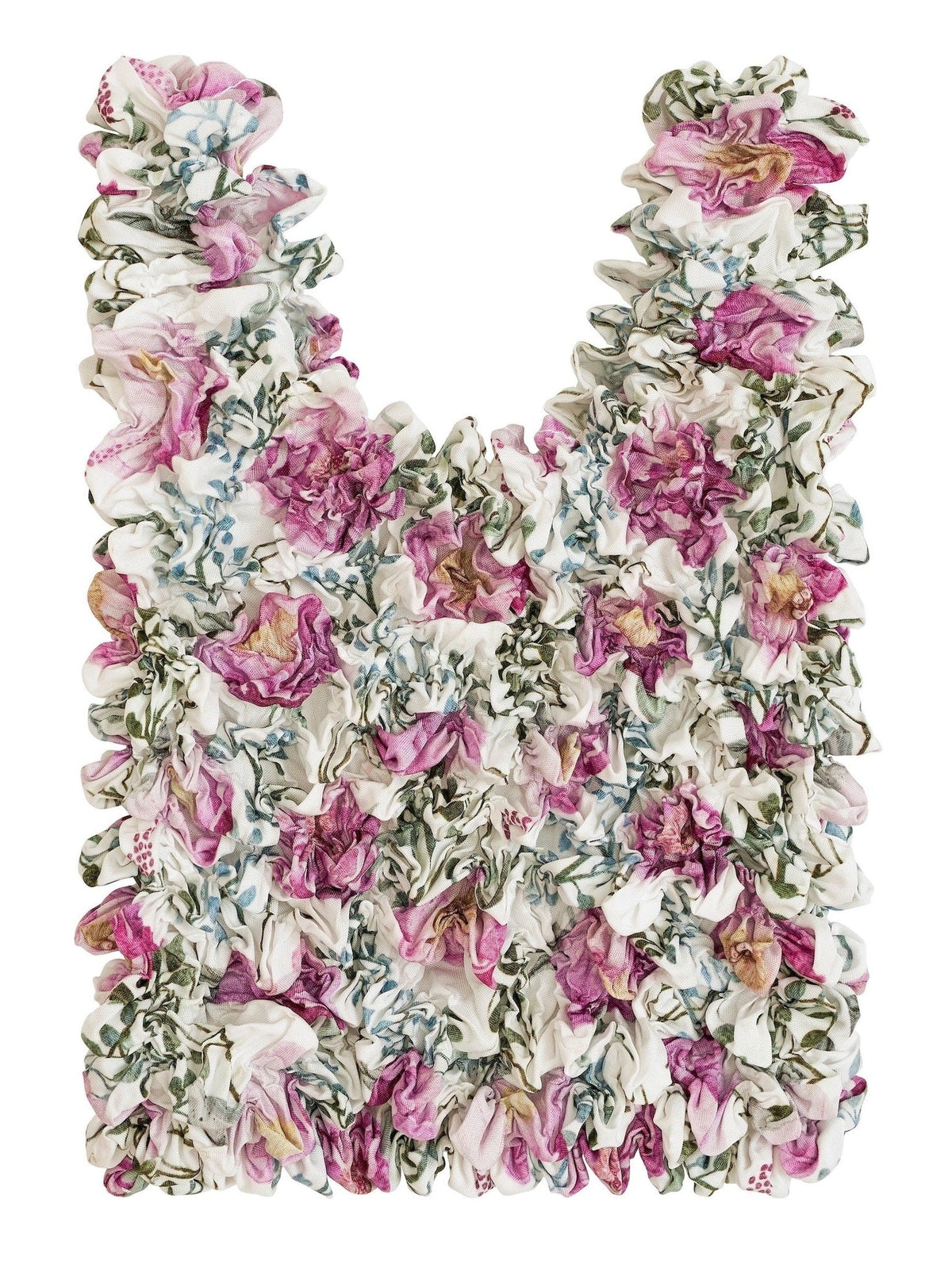 Be Bougie Poppalicious sustainable stretchy eco shopper bag with a white, pink, and green floral poppy print.