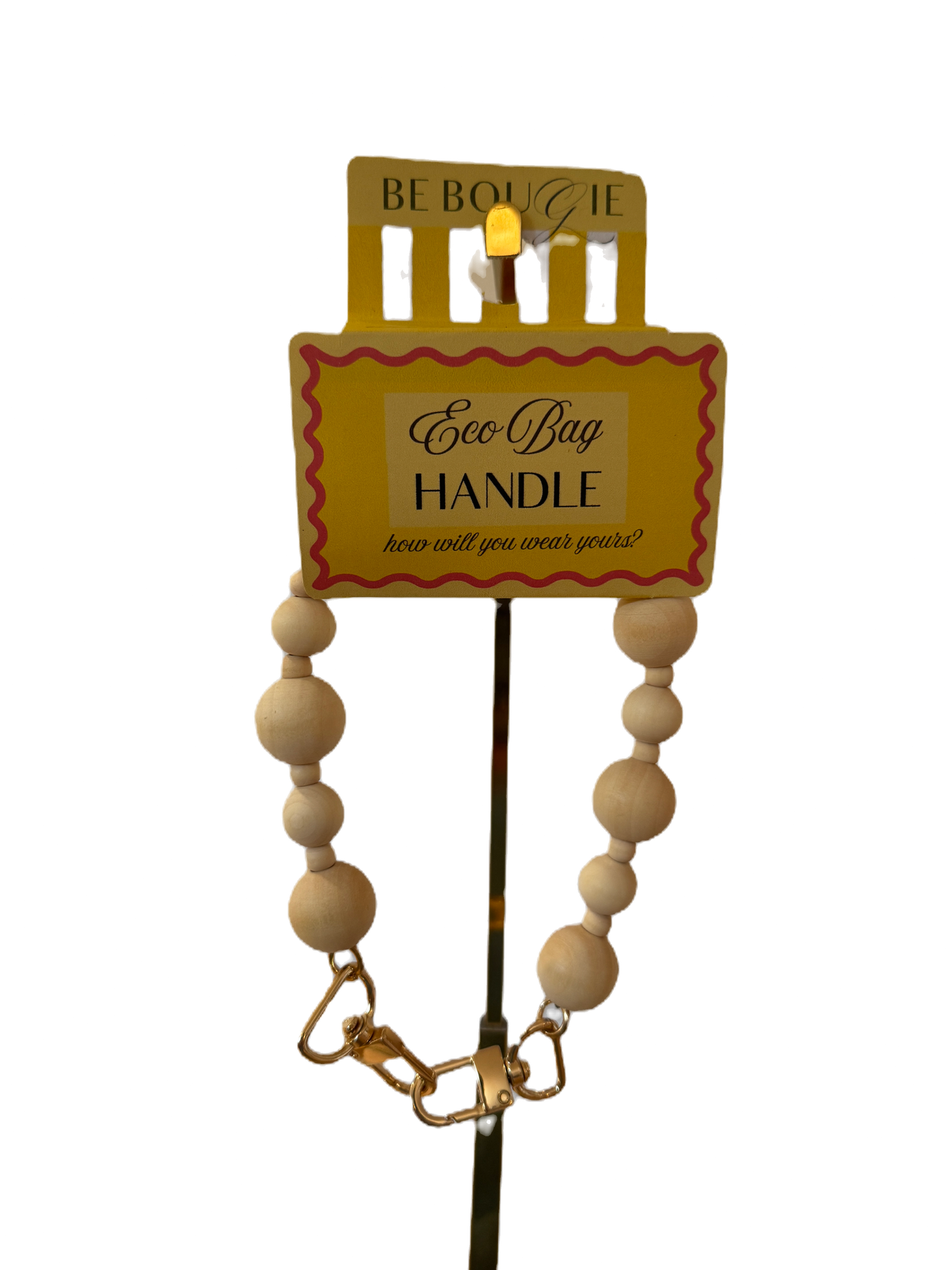 Wooden Handle for your Eco Bag image 3