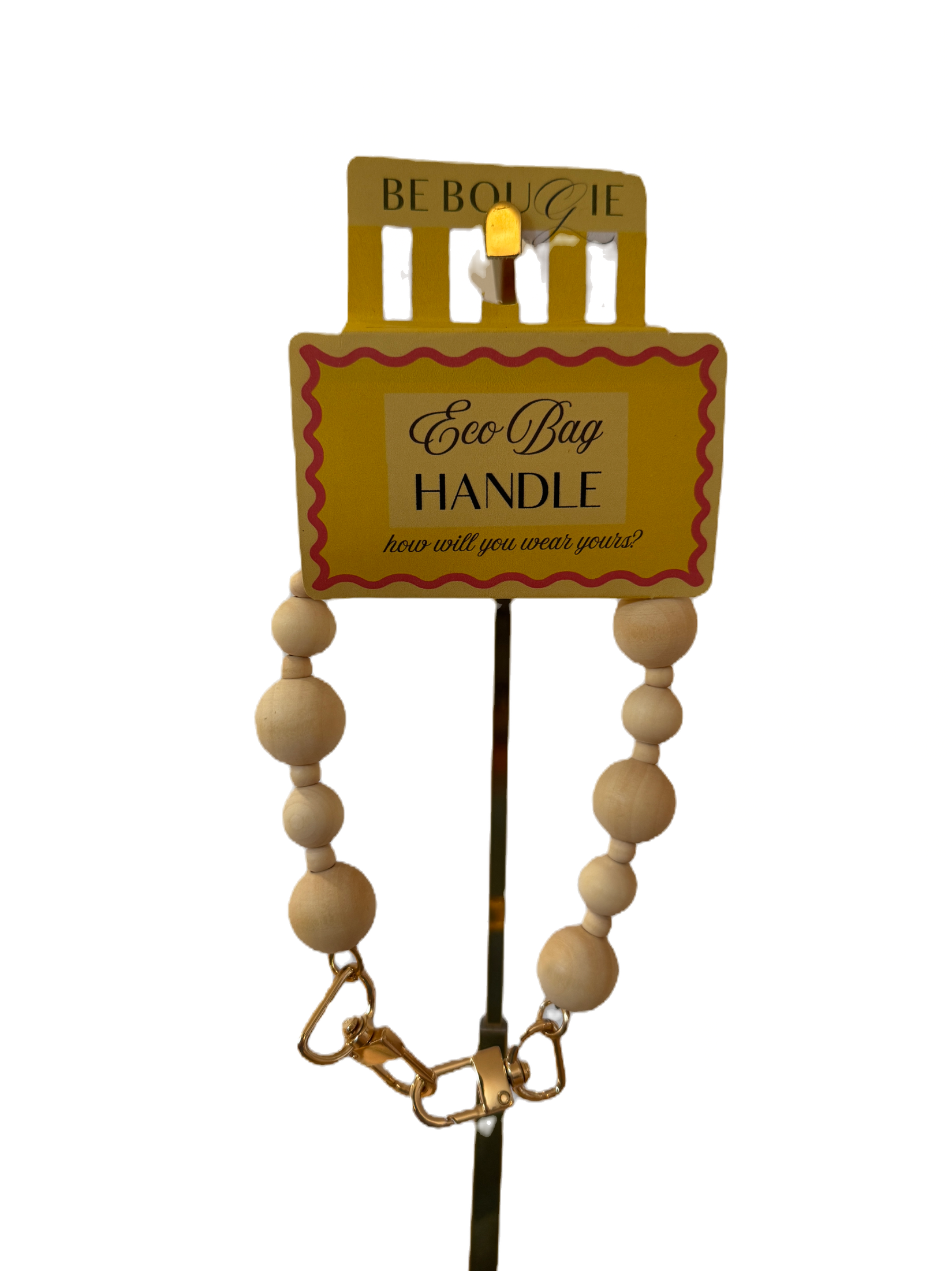 Wooden Handle for your Eco Bag image 3